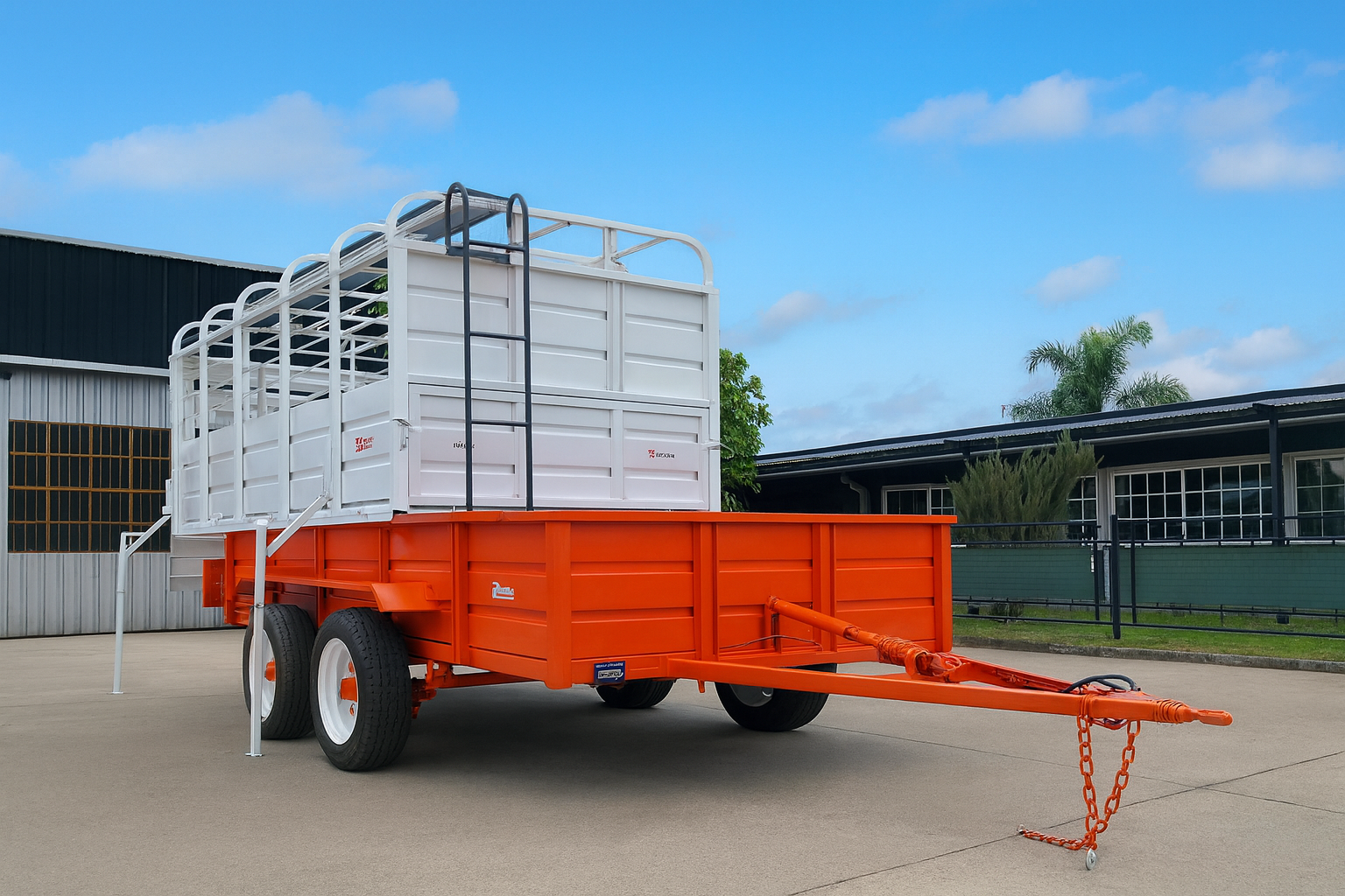 Acoplado Jaula Vaquera Paracol con sistema desmontable